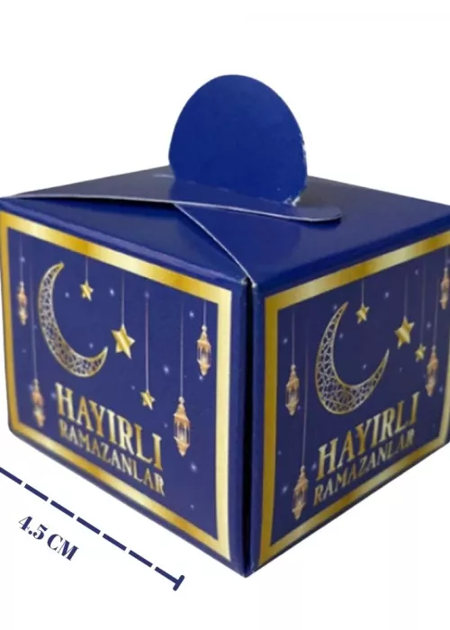 "MİNİ HEDİYE KUTUSU /  LOKUMLUK  25 ADET  4.5x5.5 Cm"